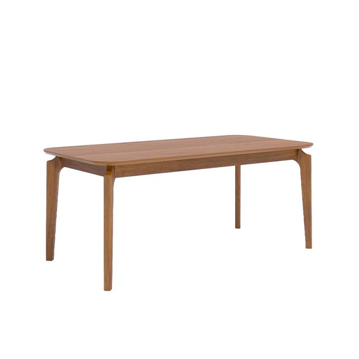 Mesa De Jantar Retangular Com Tampo De Mdf Ficus Cinamomo 180 Cm Mesa De Jantar Retangular Com Tampo De Mdf Ficus Cinamomo 180 Cm