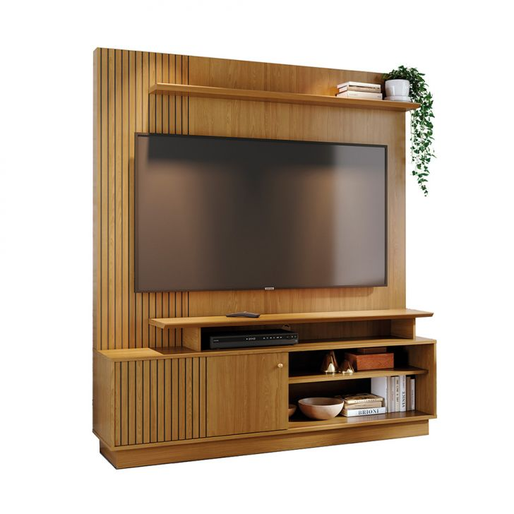 Estante Para Home Theater E Tv Até 65 Polegadas Ares Cumaru Estante Para Home Theater E Tv Até 65 Polegadas Ares Cumaru