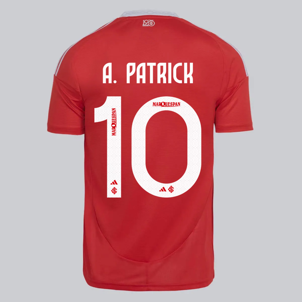 Camisa Adidas Internacional I 2025 10 A. Patrick Camisa Adidas Internacional I 2025 10 A. Patrick