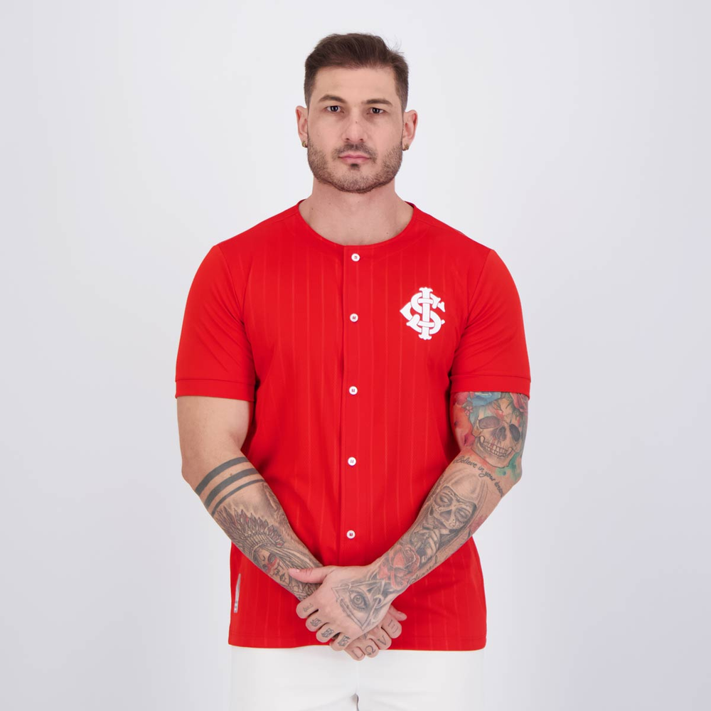 Camisa Internacional Baseball Vermelha Camisa Internacional Baseball Vermelha