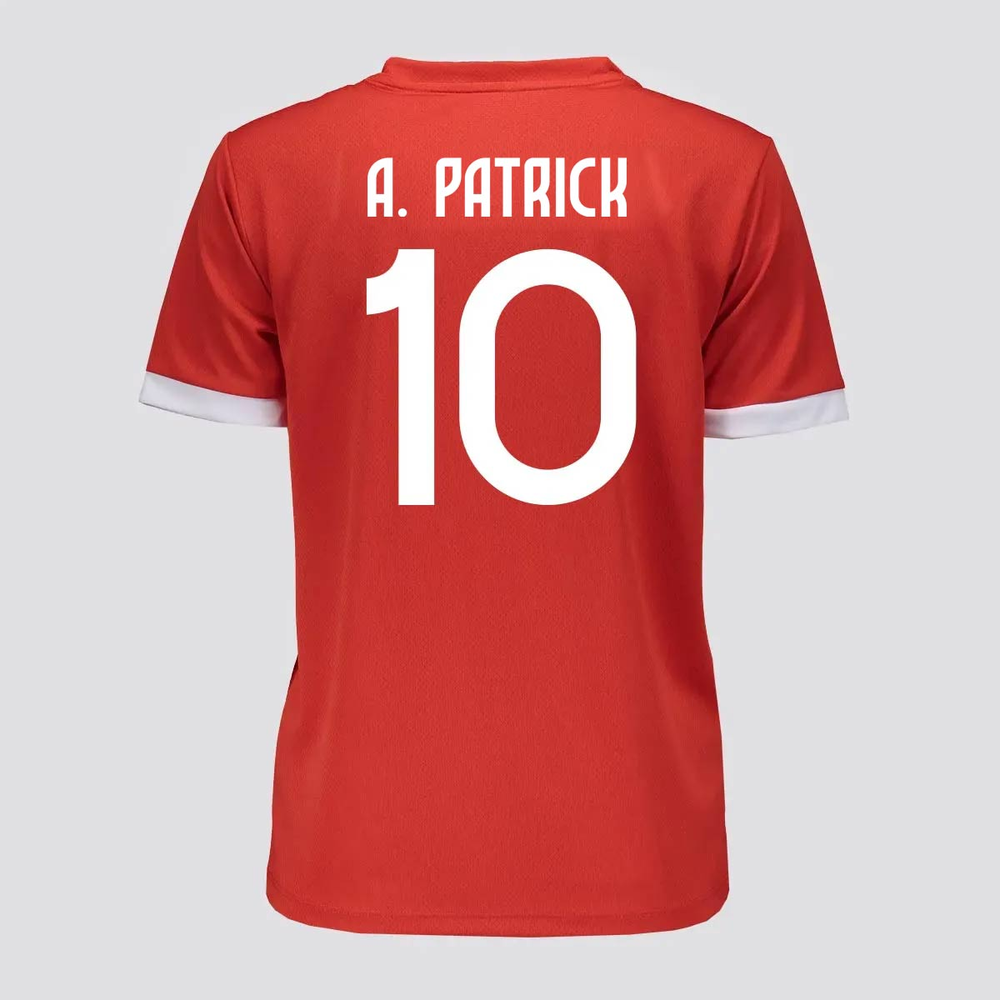 Camisa Internacional Gigante II Feminina Vermelha 10 Alan Patrick Camisa Internacional Gigante II Feminina Vermelha 10 Alan Patrick