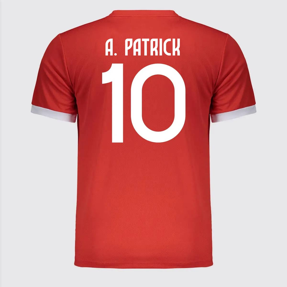 Camisa Internacional Gigante II Vermelha 10 Alan Patrick Camisa Internacional Gigante II Vermelha 10 Alan Patrick
