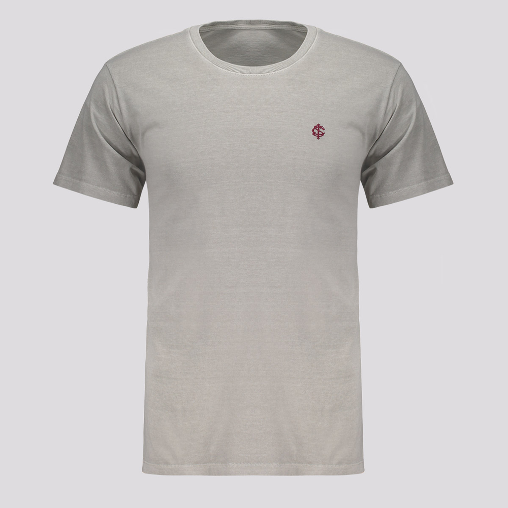 Camiseta Internacional Tinturada Cinza Camiseta Internacional Tinturada Cinza