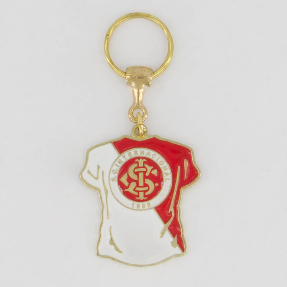 Chaveiro Internacional Camiseta Branca e Vermelha Chaveiro Internacional Camiseta Branca e Vermelha