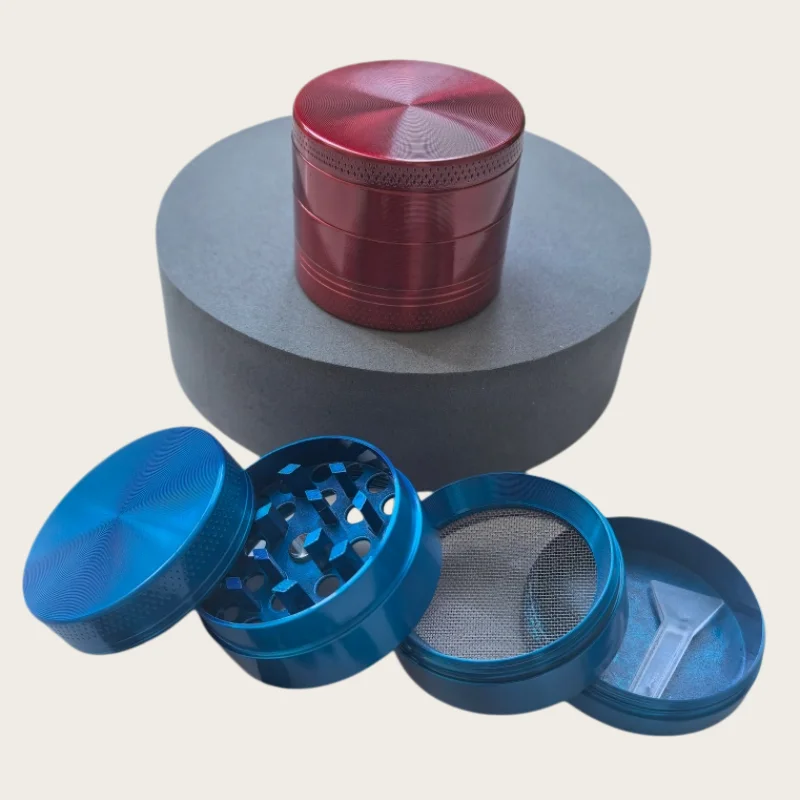 1.6inch/40mm Red Grinder Manual Pepper Mill Salt Spice Mortar Tobacco Grass Grinder Cigarette Smoking Accessories 1.6inch/40mm Red Grinder Manual Pepper Mill Salt Spice Mortar Tobacco Grass Grinder Cigarette Smoking Accessories