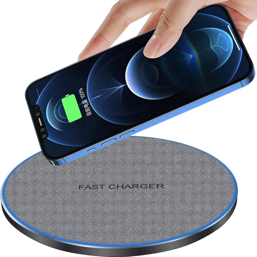 Fast Wireless Charger Pad for iPhone 17 16 15 14 13 Pro Max Samsung Galaxy S25 S24 S23 S22 Wireless Induction Charging Station