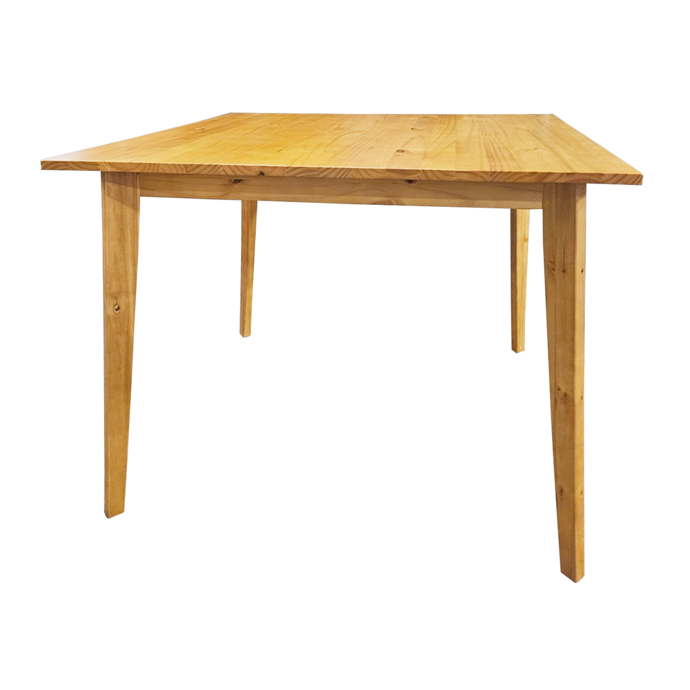 Mesa jantar Cozinha Quadrada Madeira 4 lugares 100cm Mesa jantar Cozinha Quadrada Madeira 4 lugares 100cm