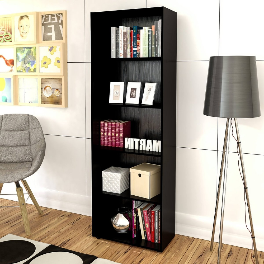Estante Multy para livros e Decoração Preto Estante Multy para livros e Decoração Preto