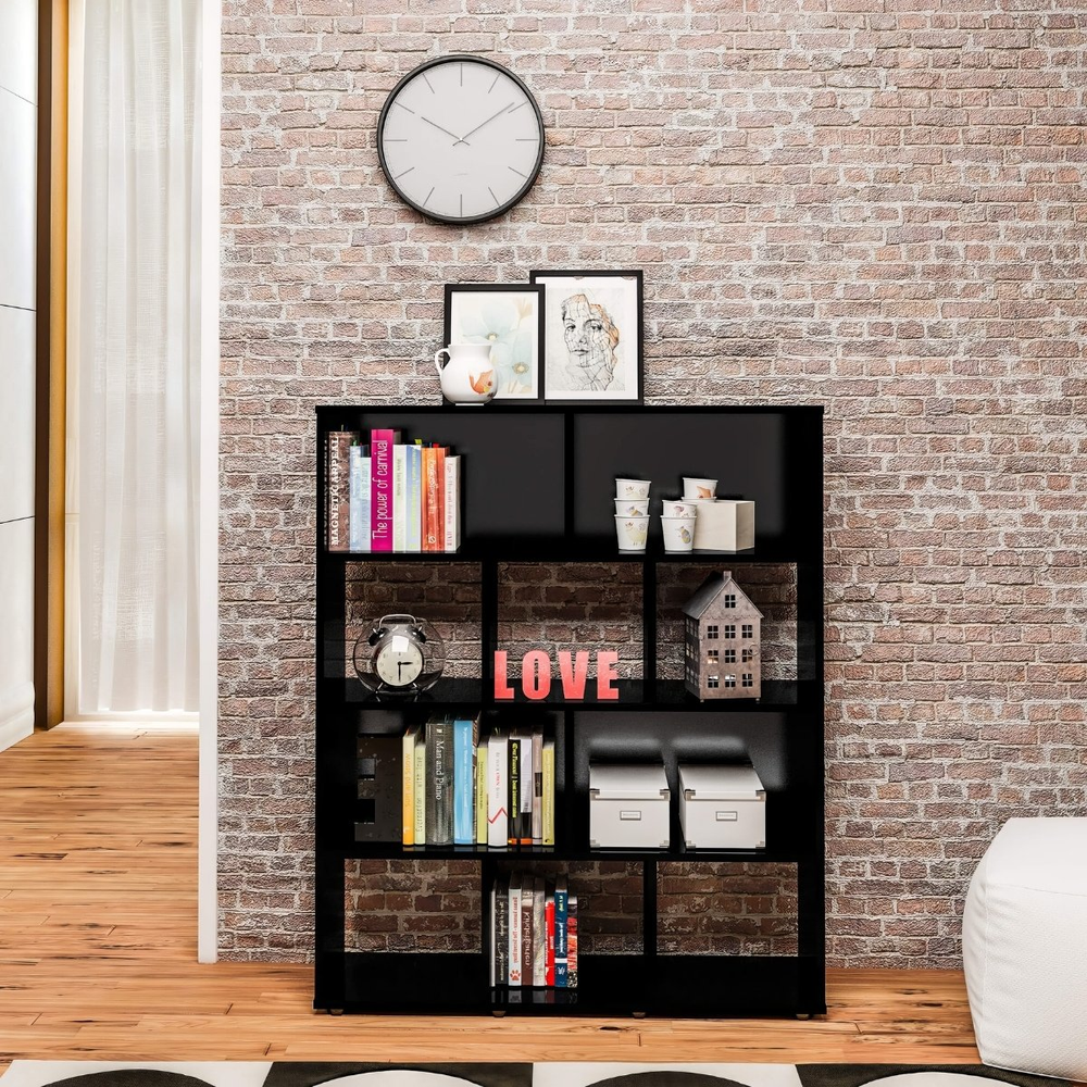 Estante Book - Organizadora de Livros e Decoração Preto Estante Book - Organizadora de Livros e Decoração Preto