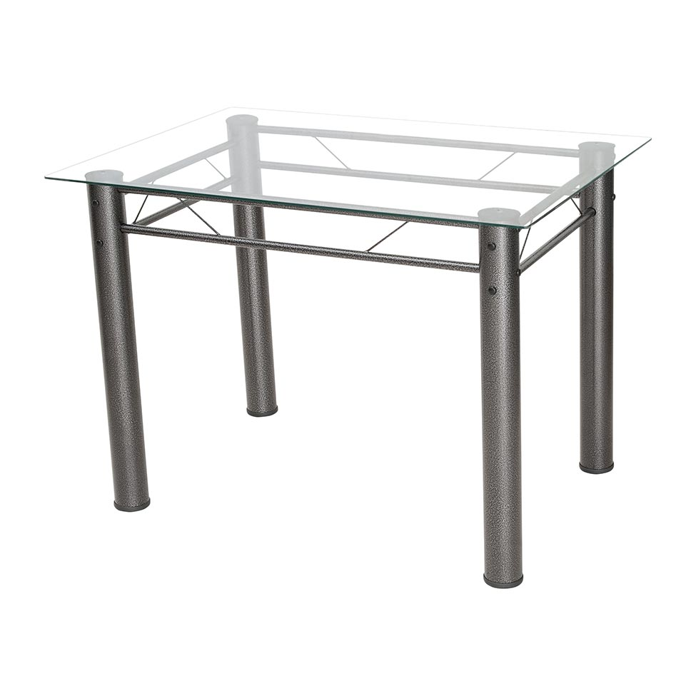 Mesa de Jantar Retangular Preto Carla I Mesa de Jantar Retangular Preto Carla I