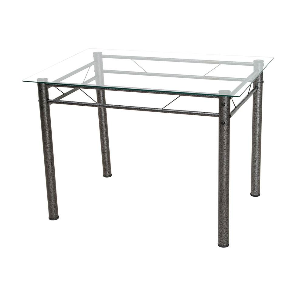 Mesa de Jantar Retangular Palma Preta 107 cm Mesa de Jantar Retangular Palma Preta 107 cm
