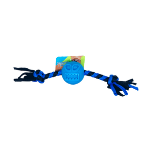 Brinquedo de Corda com Cara de Et para Cachorro Savana Azul - Único Brinquedo de Corda com Cara de Et para Cachorro Savana Azul - Único
