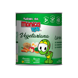Ração Úmida Turma da Mônica Cães Vegetariana - 280g Ração Úmida Turma da Mônica Cães Vegetariana - 280g