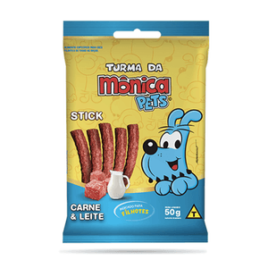 Petisco Stick Turma da Mônica Cães Filhotes Carne e Leite - 50g Petisco Stick Turma da Mônica Cães Filhotes Carne e Leite - 50g