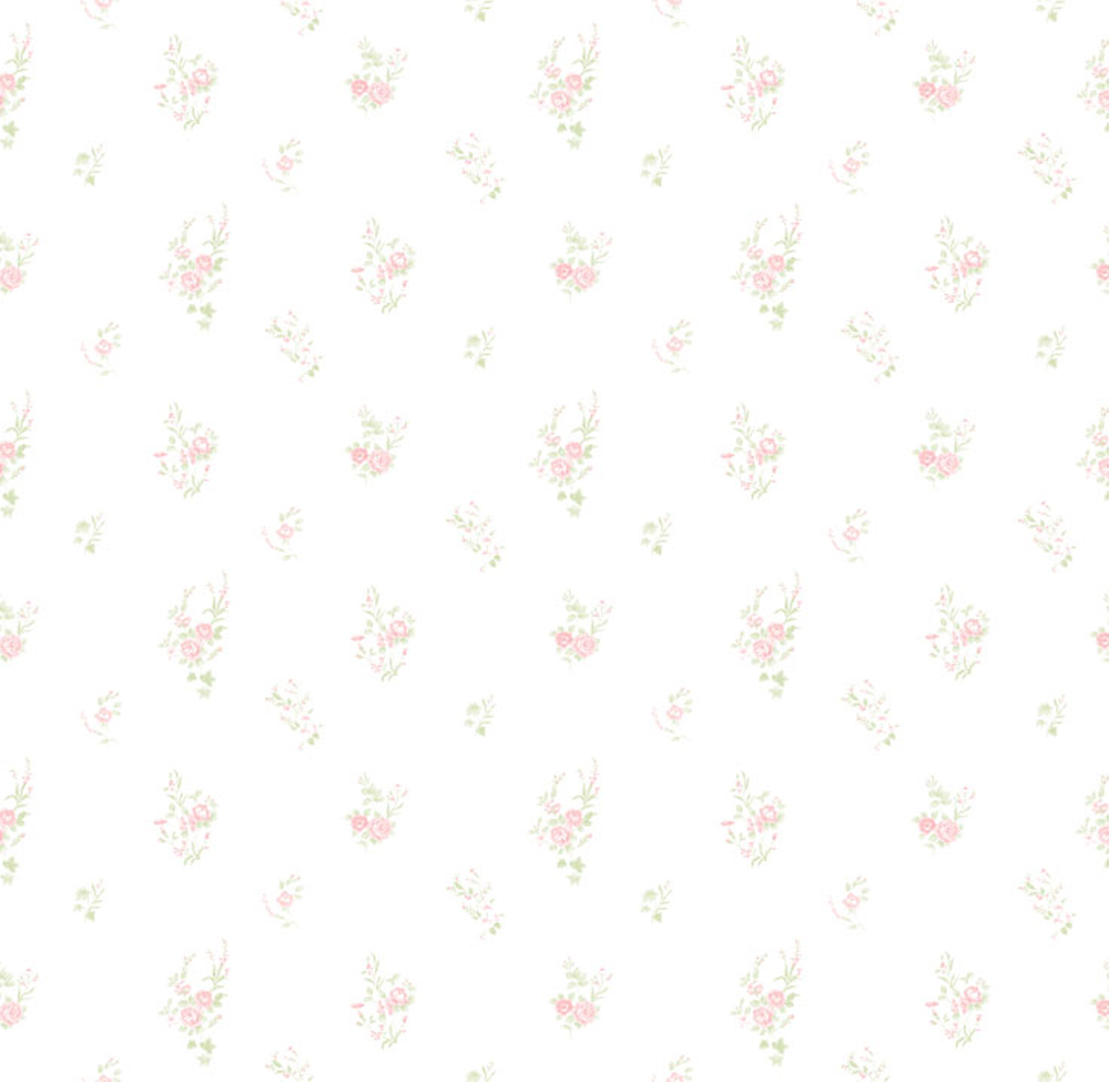 Papel De Parede Floral Branco E Rosa 3350 + Cola Grátis Papel De Parede Floral Branco E Rosa 3350 + Cola Grátis
