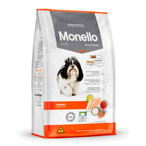 Ração Monello Cães Adultos Raças Pequenas Frango Ração Monello Cães Adultos Raças Pequenas Frango