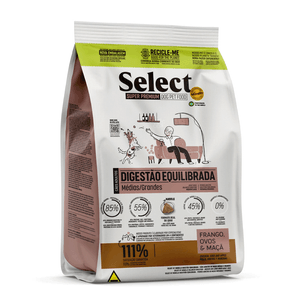 Ração Monello Select Cães Adultos Raças Médias e Grandes Digestão Equilibrada Ração Monello Select Cães Adultos Raças Médias e Grandes Digestão Equilibrada