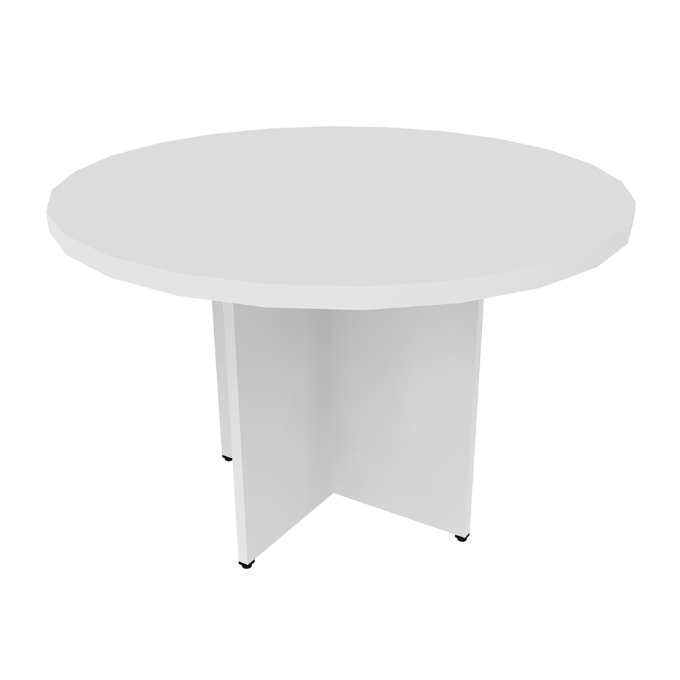Mesa de Jantar Redonda Natus40 Branca 120 cm Mesa de Jantar Redonda Natus40 Branca 120 cm