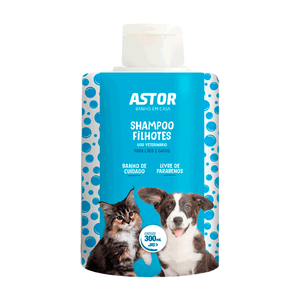 Shampoo Banho em Casa Filhotes Astor - 300 ml Shampoo Banho em Casa Filhotes Astor - 300 ml