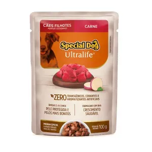 Ração Úmida Special Dog Ultralife Cães Filhotes Carne - 100 g Ração Úmida Special Dog Ultralife Cães Filhotes Carne - 100 g