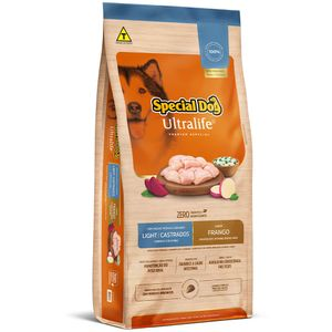 Ração Special Dog Ultralife Light Cães Castrados Raças Médias e Grandes Frango - 15 kg Ração Special Dog Ultralife Light Cães Castrados Raças Médias e Grandes Frango - 15 kg