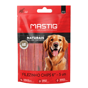 Petisco Filezinho Chips para Cães Mastig - 5 unidades Petisco Filezinho Chips para Cães Mastig - 5 unidades