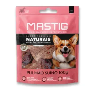 Petisco Pulmão Suíno para Cães Mastig - 100 g Petisco Pulmão Suíno para Cães Mastig - 100 g
