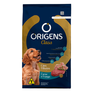Ração Origens Class Cães Filhotes Carne e Frango Ração Origens Class Cães Filhotes Carne e Frango