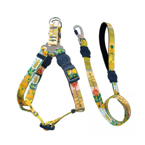 Peitoral e Guia Tropical Abacaxi São Pet Amarelo Peitoral e Guia Tropical Abacaxi São Pet Amarelo