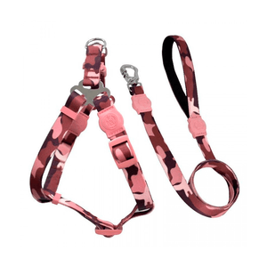 Peitoral e Guia Selva São Pet Rosa Peitoral e Guia Selva São Pet Rosa