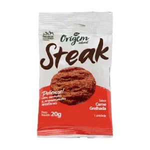 Petisco Origem Natural Steak Carne - 20 g Petisco Origem Natural Steak Carne - 20 g