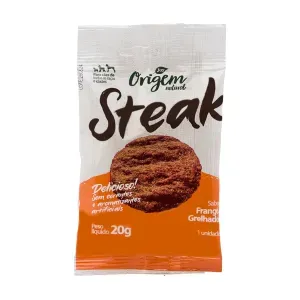 Petisco Origem Natural Steak Frango - 20 g Petisco Origem Natural Steak Frango - 20 g