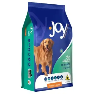 Ração Joy High Premium Cães Adultos Raças Médias e Grandes Frango e Carne Ração Joy High Premium Cães Adultos Raças Médias e Grandes Frango e Carne