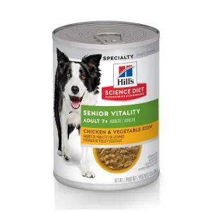 Ração Úmida Hill's Science Diet Vitalidade Sênior para Cães Idosos Sabor Frango e Vegetais - 354 g Ração Úmida Hill's Science Diet Vitalidade Sênior para Cães Idosos Sabor Frango e Vegetais - 354 g