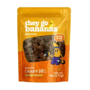 Petisco Chunky Bites Banana Cães Adultos Papaya Pets - 170 g Petisco Chunky Bites Banana Cães Adultos Papaya Pets - 170 g