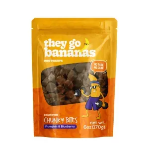 Petisco Chunky Bites Abóbora e Blueberry Cães Adultos Papaya Pets - 170 g Petisco Chunky Bites Abóbora e Blueberry Cães Adultos Papaya Pets - 170 g