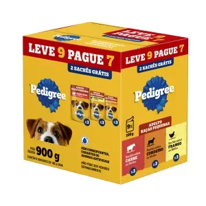 Ração Úmida Pedigree Sachê Cães Adultos Raças Pequenas Cordeiro e Frango - Leve 9 Pague 7 Ração Úmida Pedigree Sachê Cães Adultos Raças Pequenas Cordeiro e Frango - Leve 9 Pague 7