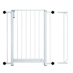 Grade Porta FIT Branca Tubline 70cm com Extensor 10cm - Único Grade Porta FIT Branca Tubline 70cm com Extensor 10cm - Único