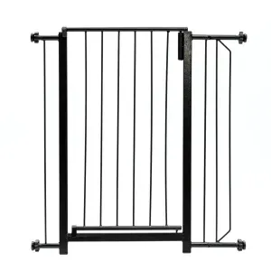 Grade Porta FIT Tubline Preta 70cm com Extensor 10cm - Único Grade Porta FIT Tubline Preta 70cm com Extensor 10cm - Único