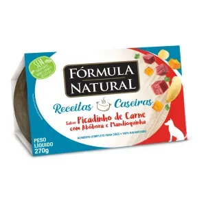 Ração Úmida Fórmula Natural Receita Caseira Cães Picadinho de Carne Abóbora e Mandioquinha - 270 g Ração Úmida Fórmula Natural Receita Caseira Cães Picadinho de Carne Abóbora e Mandioquinha - 270 g