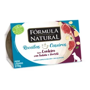 Ração Úmida Fórmula Natural Receita Caseira Cães Cordeiro com Batata e Hortelã - 270 g Ração Úmida Fórmula Natural Receita Caseira Cães Cordeiro com Batata e Hortelã - 270 g