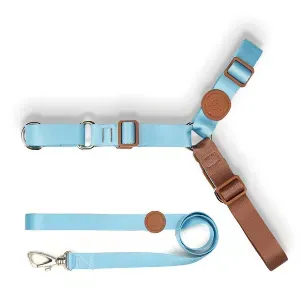 Conjunto Peitoral Antipuxão com Guia Toh Azul Conjunto Peitoral Antipuxão com Guia Toh Azul