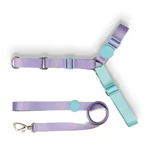 Conjunto Peitoral Antipuxão com Guia Toh Lilás Conjunto Peitoral Antipuxão com Guia Toh Lilás