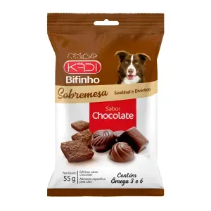 Bifinho Sobremesa Chocolate para Cães Kadi - 55 g Bifinho Sobremesa Chocolate para Cães Kadi - 55 g