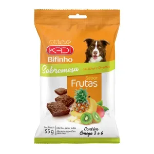 Bifinho Sobremesa Frutas para Cães Kadi - 55 g Bifinho Sobremesa Frutas para Cães Kadi - 55 g