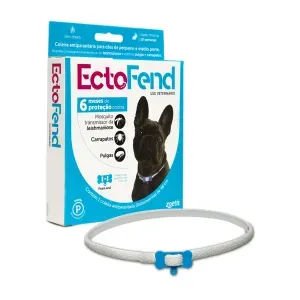 Coleira Antipulgas e Carrapatos Ectofend Azul para Cães Pequenos e Médios - 48 cm Coleira Antipulgas e Carrapatos Ectofend Azul para Cães Pequenos e Médios - 48 cm