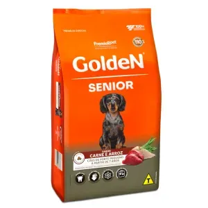 Ração Golden Fórmula Sênior Raças Pequenas Carne e Arroz Ração Golden Fórmula Sênior Raças Pequenas Carne e Arroz