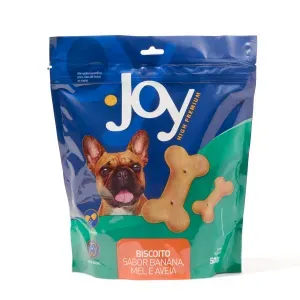 Biscoito Joy para Cães Adultos Banana, Mel e Aveia - 500 g Biscoito Joy para Cães Adultos Banana, Mel e Aveia - 500 g