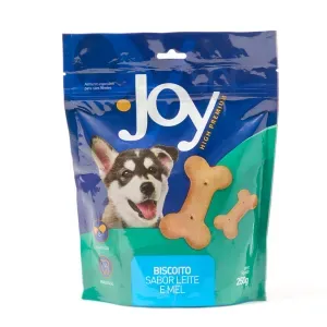 Biscoito Joy para Cães Cook Leite e Mel - 250 g Biscoito Joy para Cães Cook Leite e Mel - 250 g