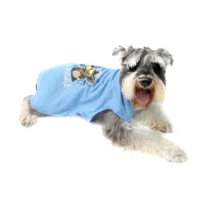 Camisa Música Bichinho Chic Azul Camisa Música Bichinho Chic Azul
